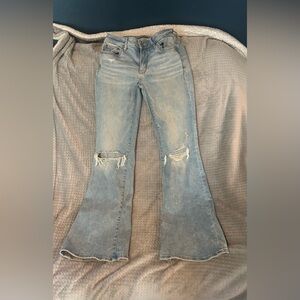 American Eagle Outfitters Blue Flare Jeans